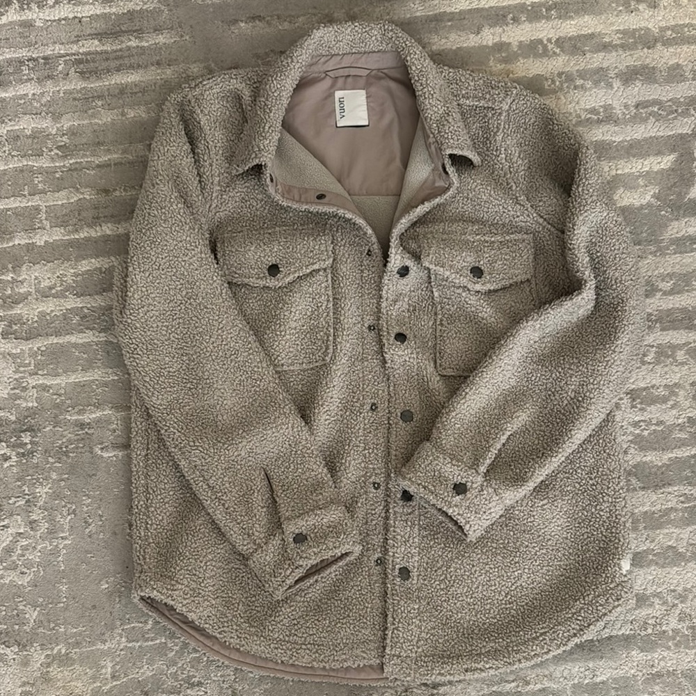 Vuori Sycamore Shirt Jacket in Dark Salt